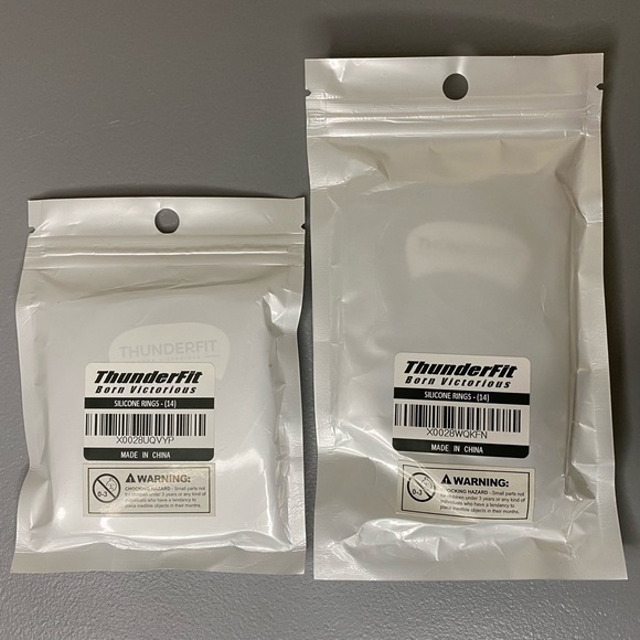 ThunderFit Born Victorious Men’s Silicone Rings Size 14 Wedding Bands - Picture 2 of 6